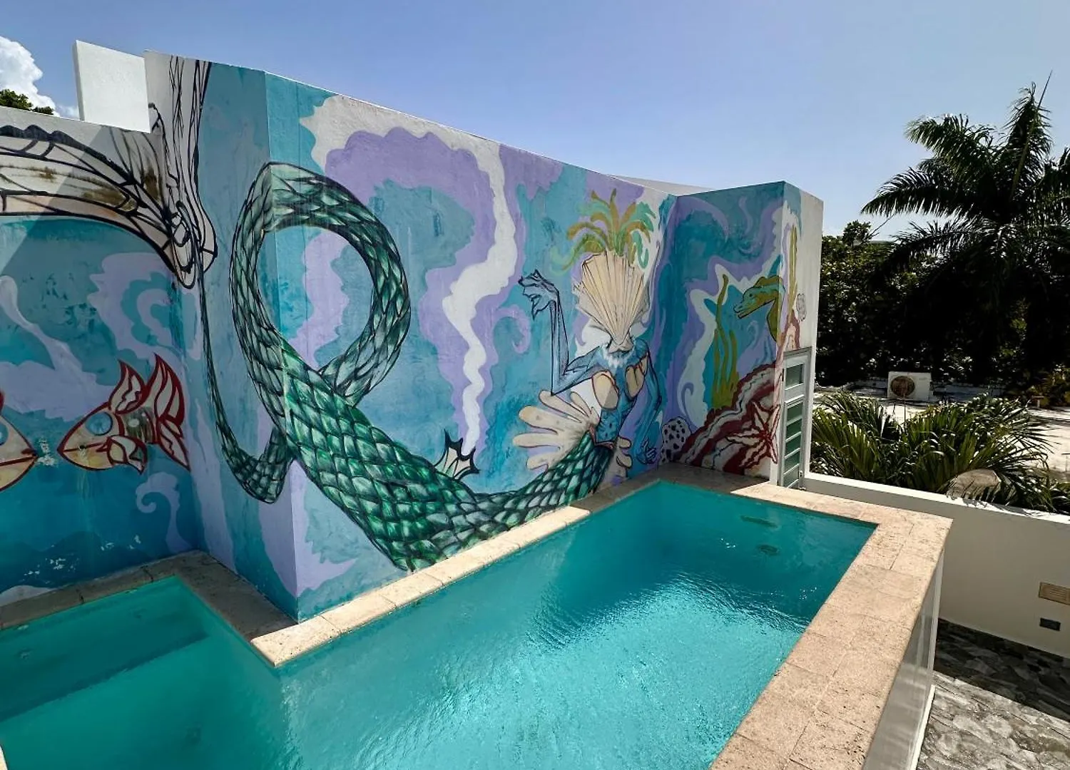 Tatil Evi Estrella Urban Oasis Private Rooftop Pool And Patio San Juan Porto Riko